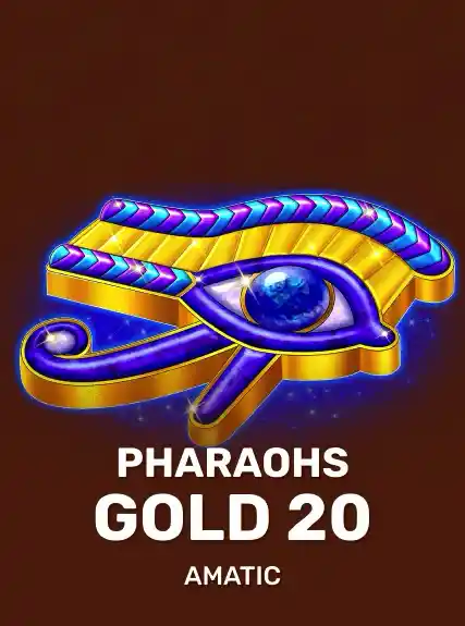 Pharaohs Gold 20 game tile